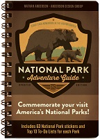   63 Illustrated National Parks Adventure Guide and Sticker Set